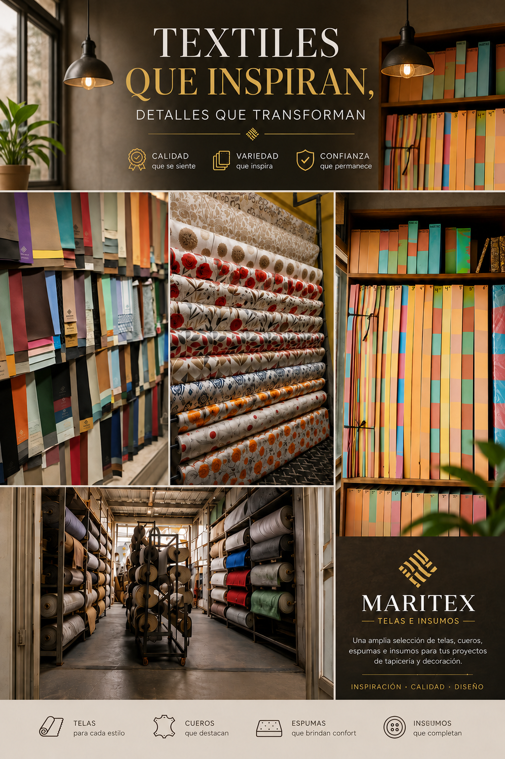 Taller y showroom Maritex Telas
